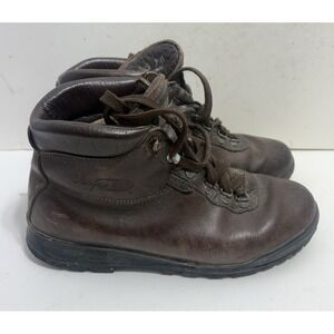 Vasque Skywalk Hiking Boots Men's Size 9 M Gore-Tex Brown Leather Italy